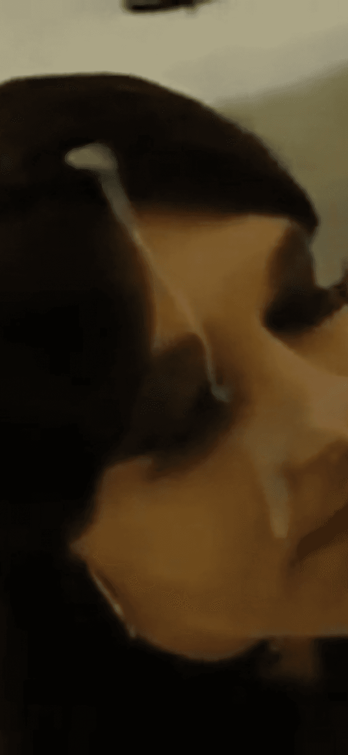 Wendy sucks black balls and has a load shot in her face