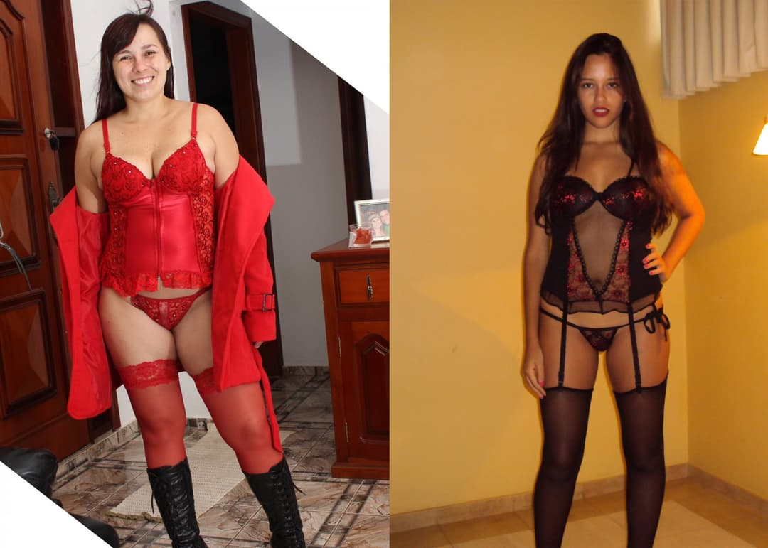 Side by side with friends - Webslut Luana