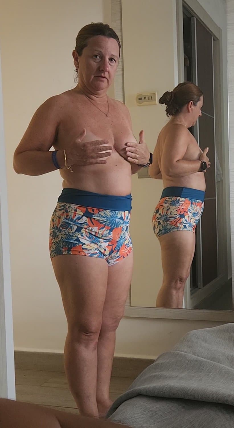 Shy wife showing her big ass, any pic or outfit you want to see her flash her little boobs?