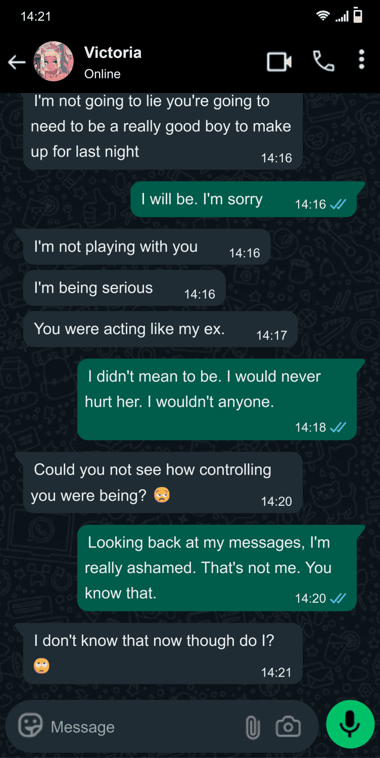 Click to view full size My girlfriend went to a Halloween frat party (2/3)