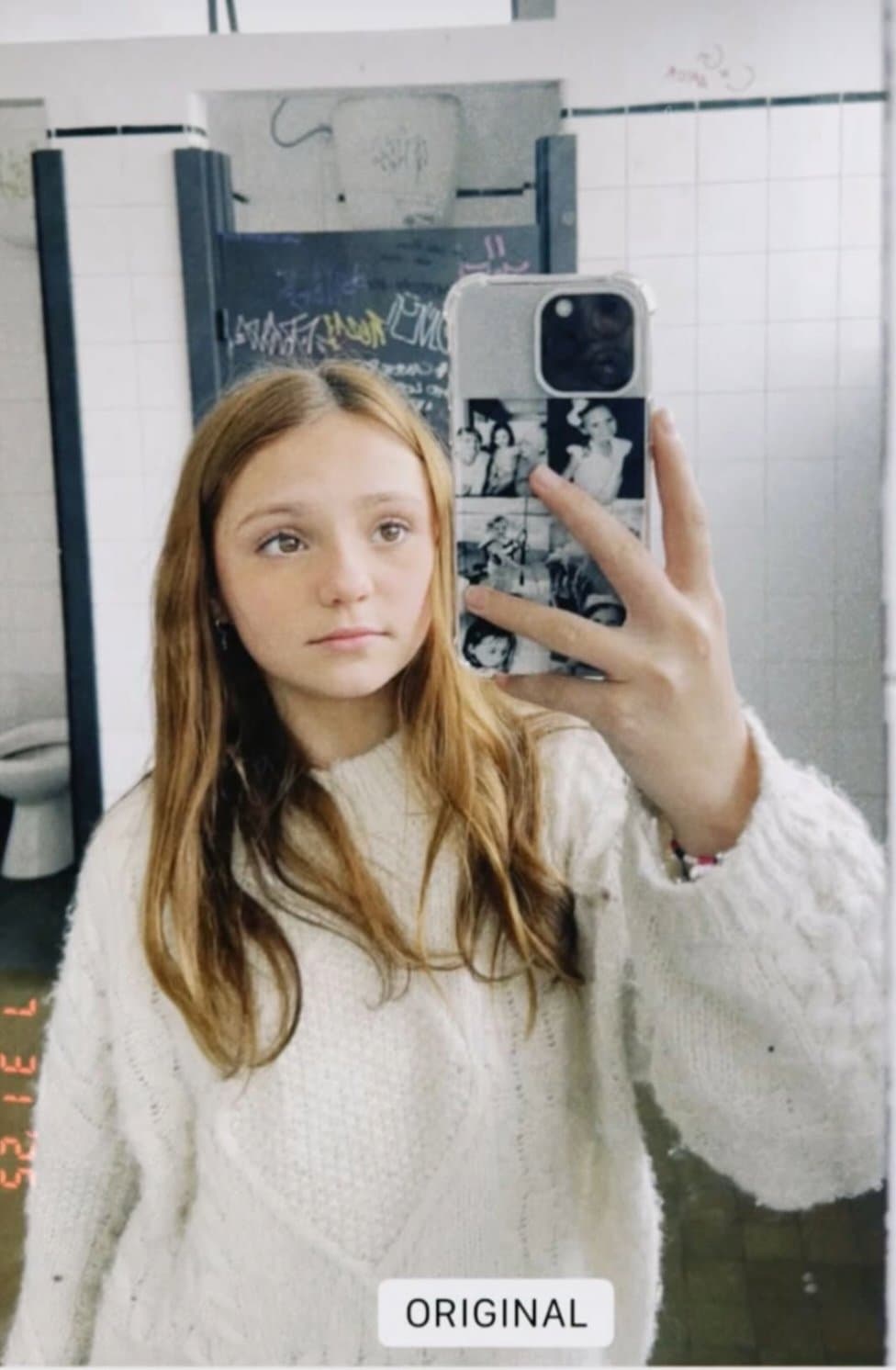 Perrita rubia de Temuco, colegio Alemán