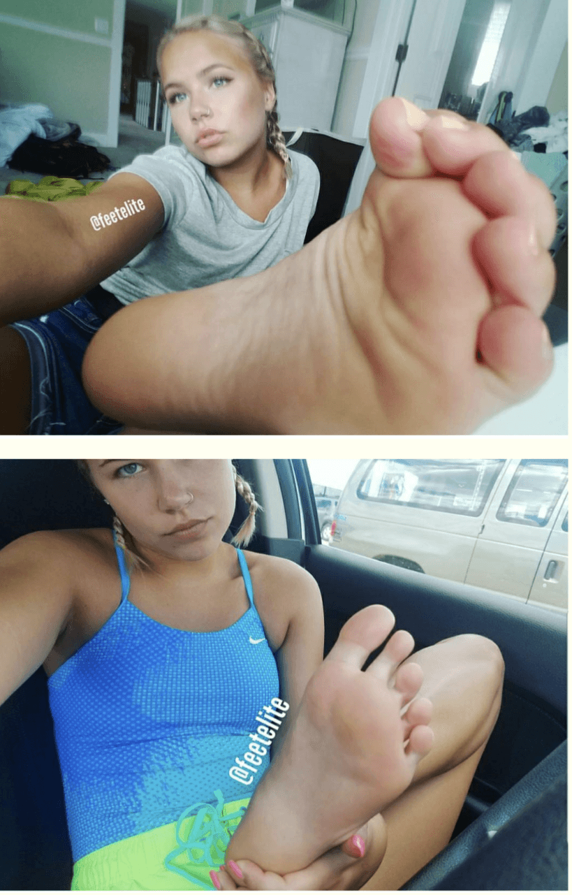 Toes feet teens