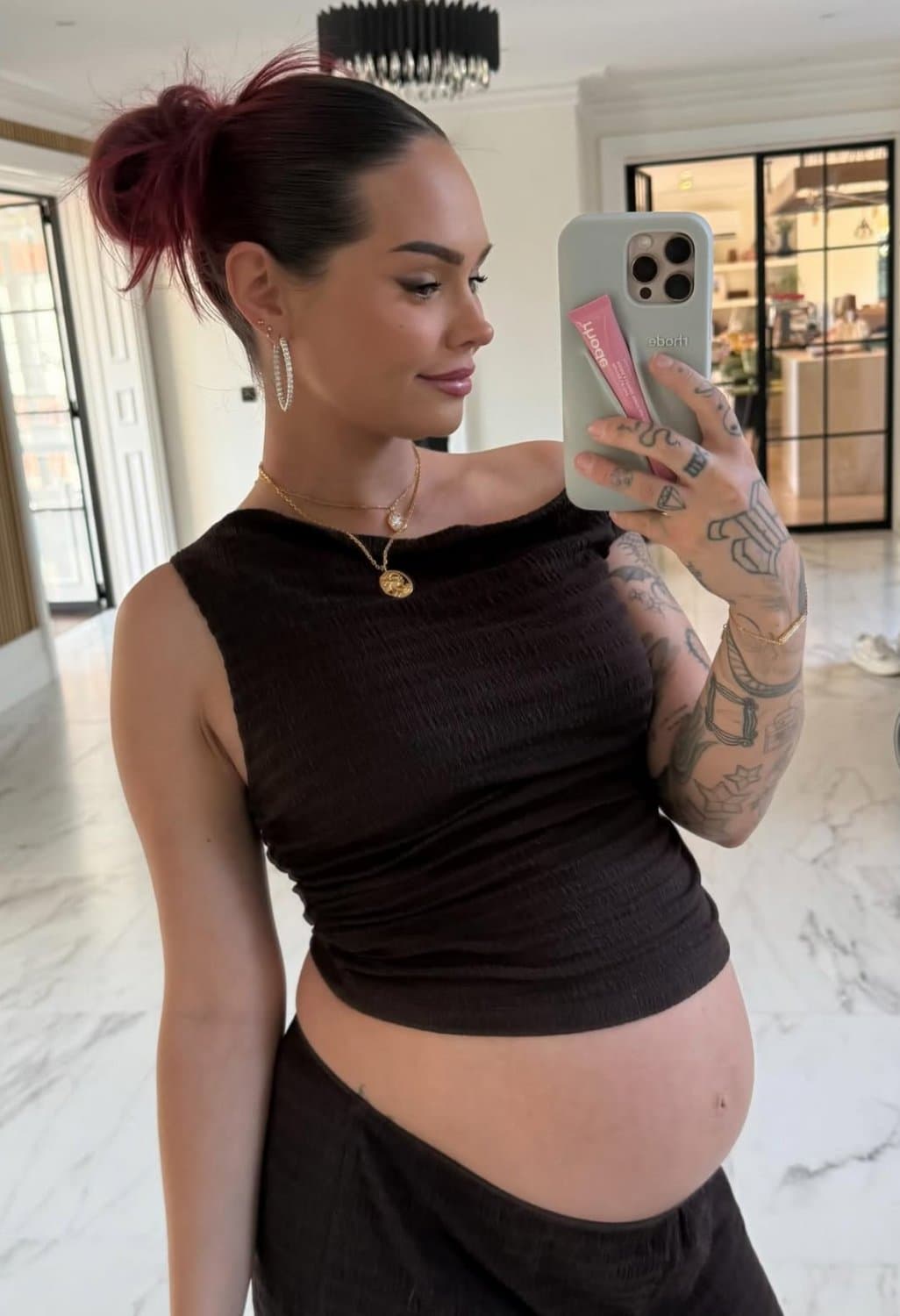 i wanna grab onto talia mars pregnant belly while i destroy her tight holes