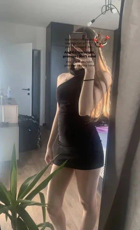 Hot tight petite slut loves to tease her boobs - Melani will suck any dick including urs ?