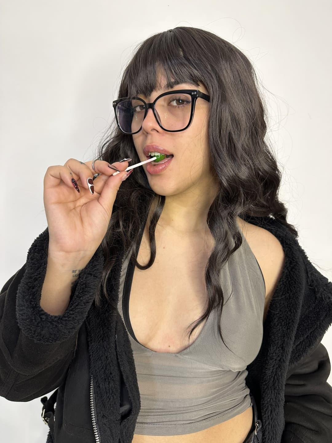 You gotta love it when I lick and suck you like a lollipop