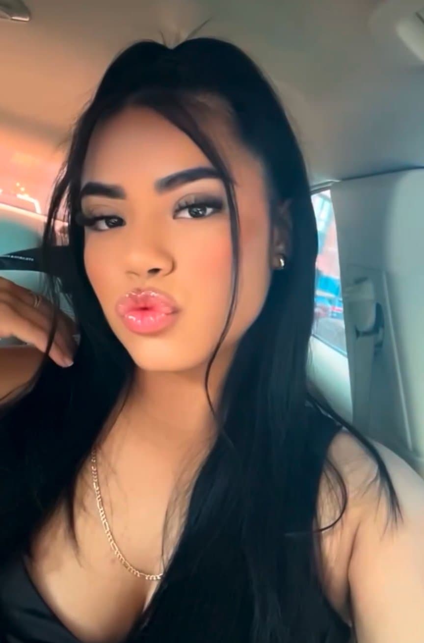 Military Latina loves showing off