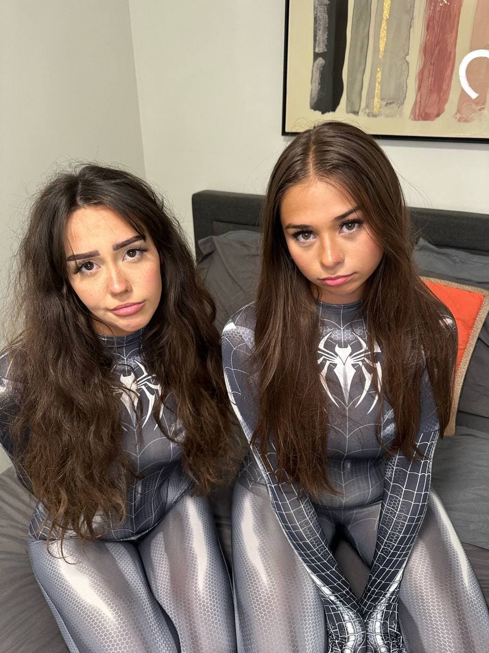 Sexy sisters Sophie/Sierra full spidey clips/more