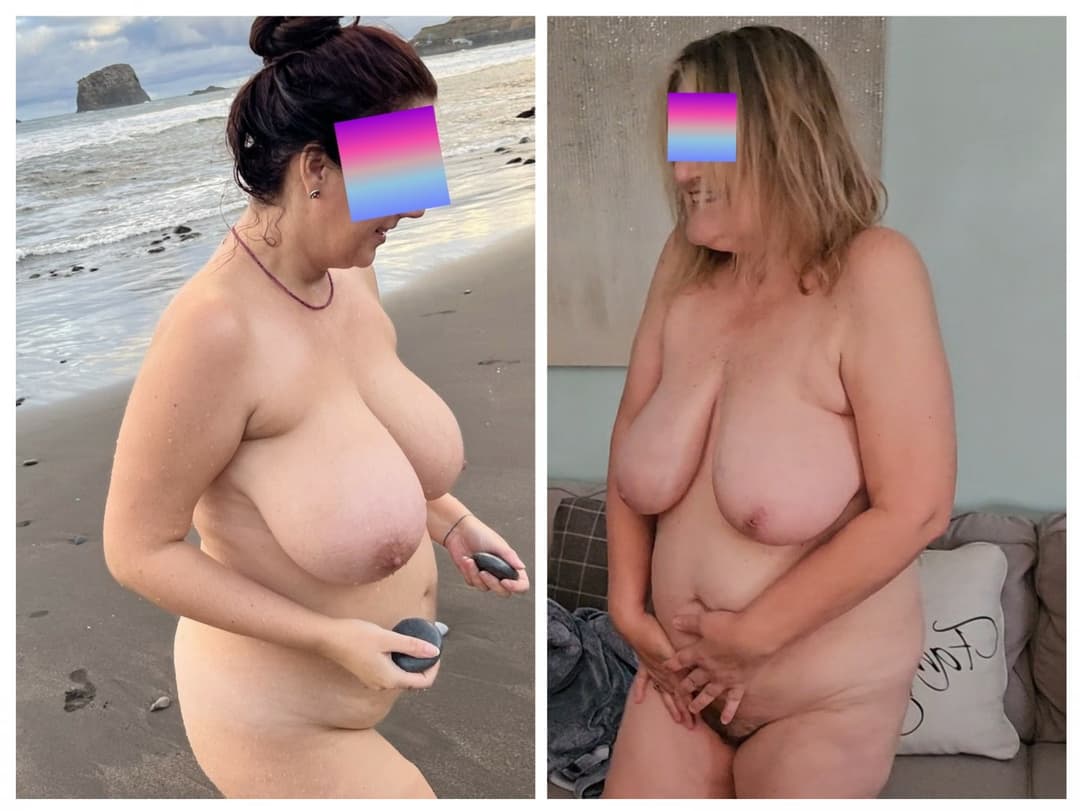 COLLAGE Side by Side Comparison Wife