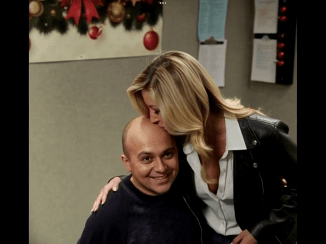 Naked News Anchor/ Christmas Party