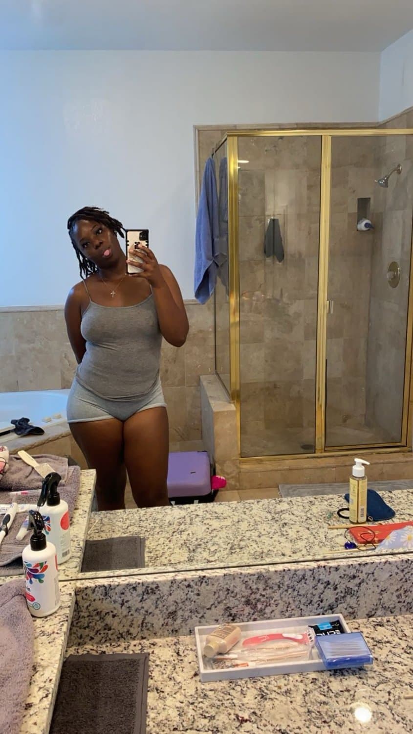 Young nasty black slut