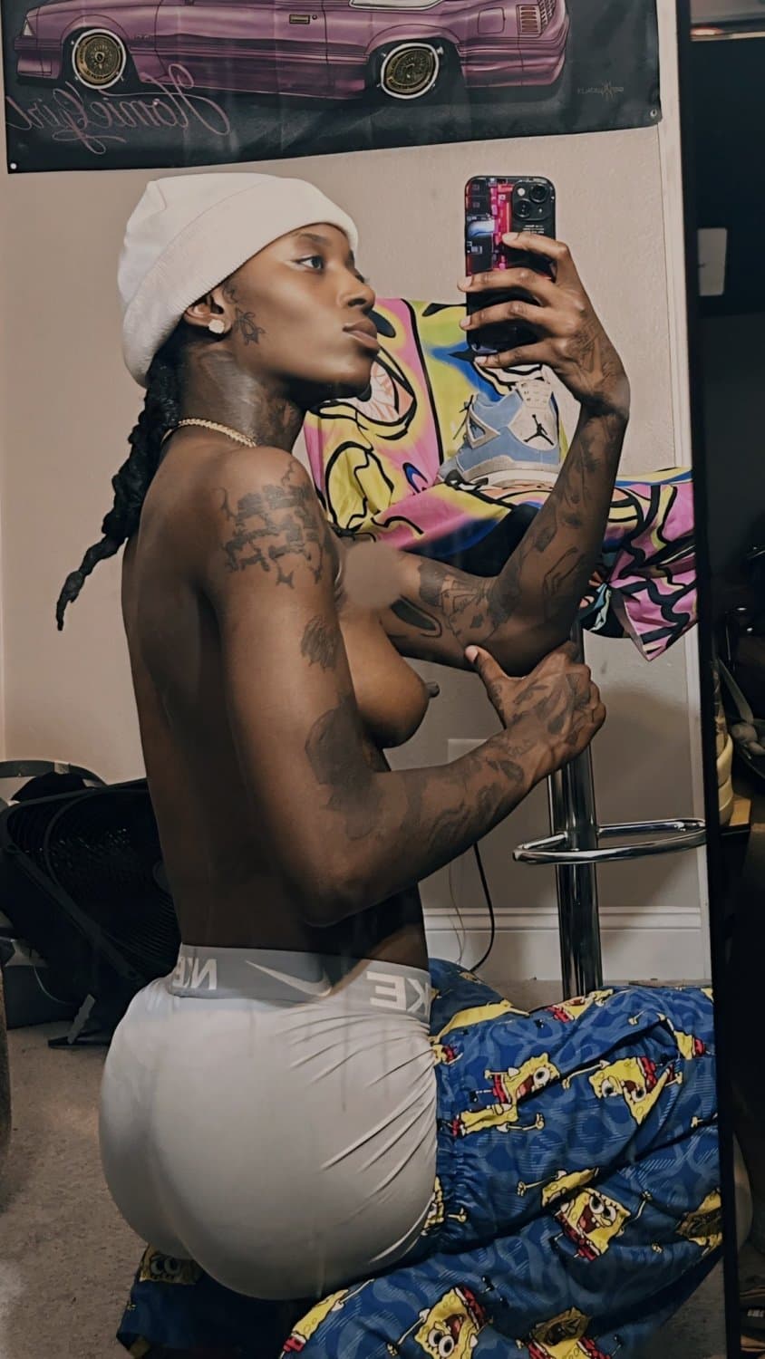 Ebony Dyke Stud Black Tomboy Tajee