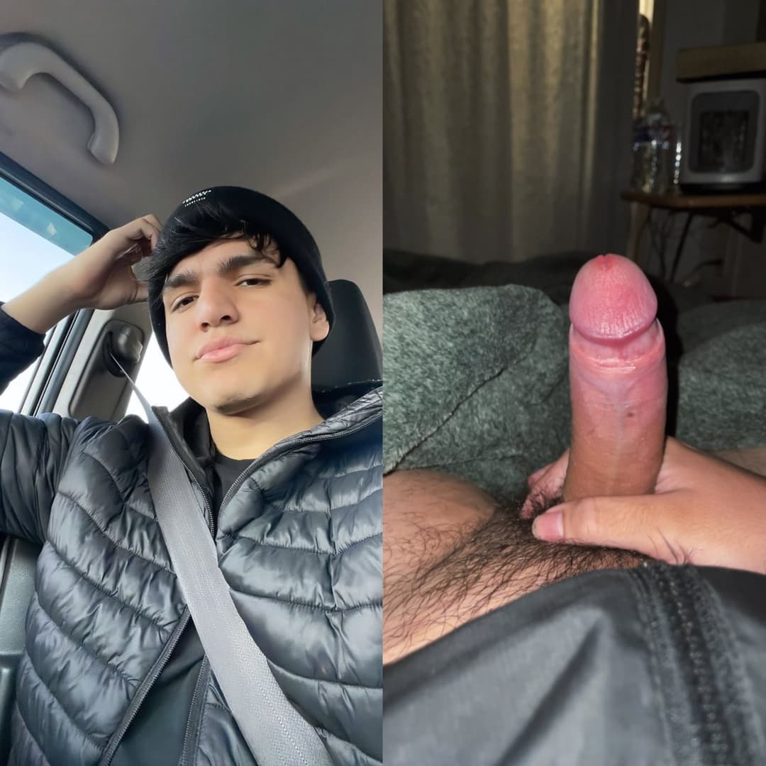 Young Mexican Latino Jerking Off Fat Cock