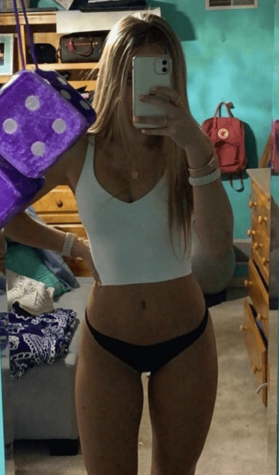 sexy blonde college teen leaked pawg