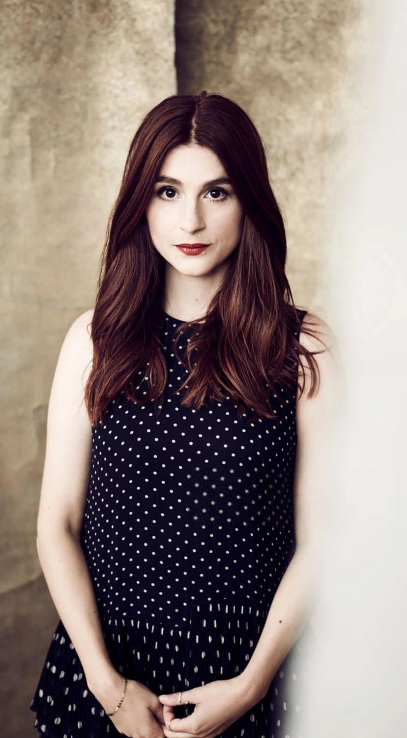 Dark eyed actress Aya Cash. This natural beauty celeb will dominate you and make you goon