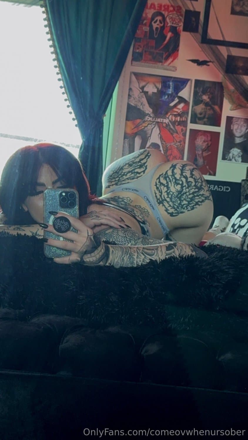 hot split tongue goth