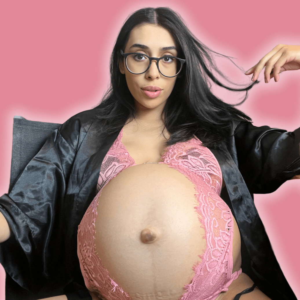 Ember Bastet Big Pregnant Belly