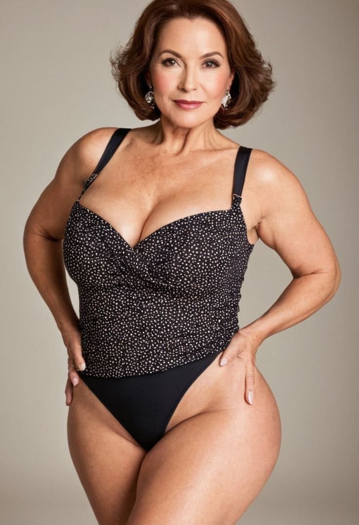 Classy mature AI beauty