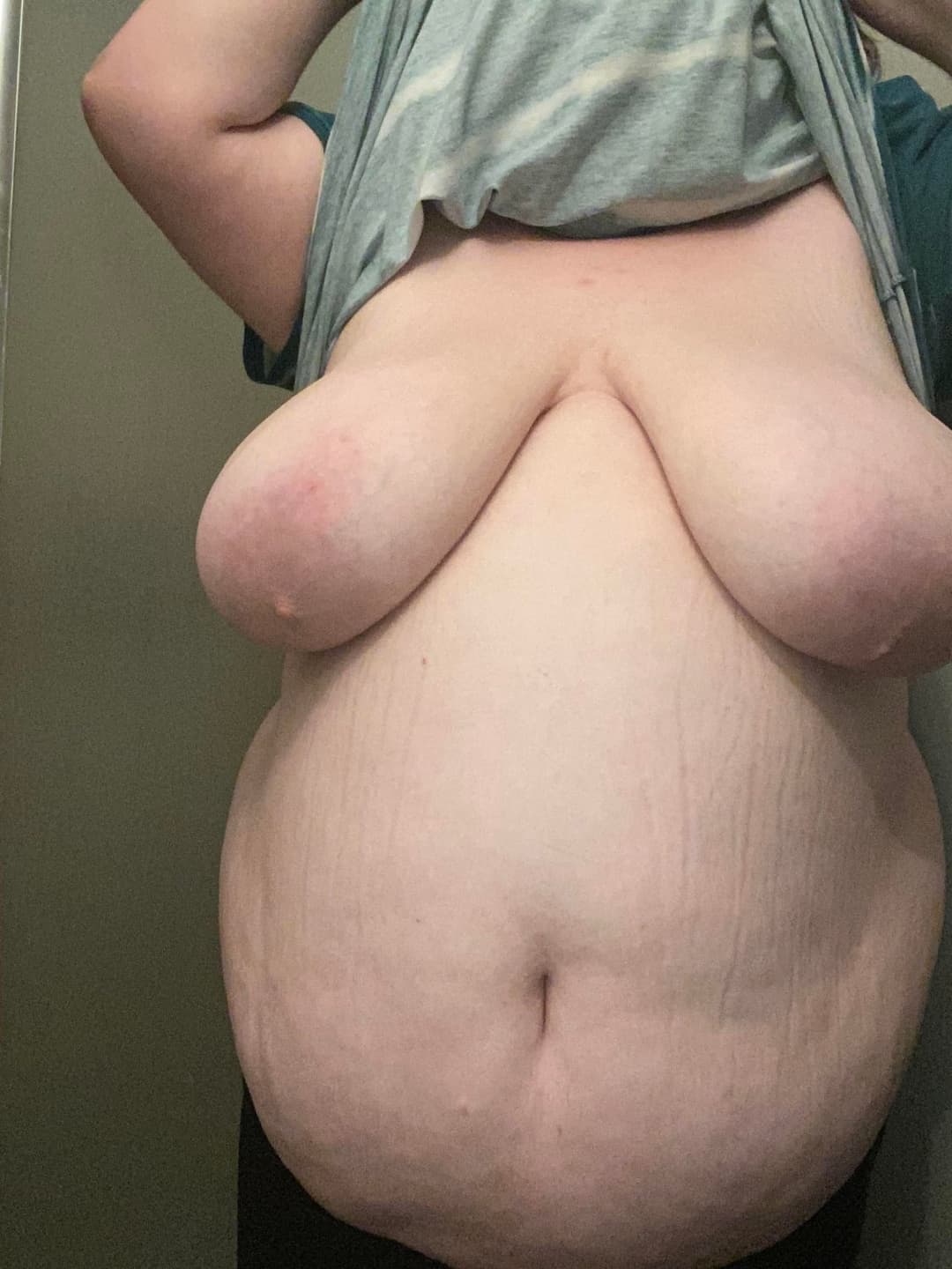 Huge Fat Tits and a Soft Belly = Perfect Combo