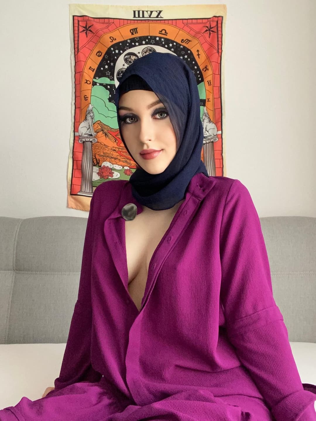 Arab Muslim Teen In Hijab Nude