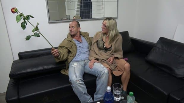 Young girl fucks a middle-aged man in a partner exchange