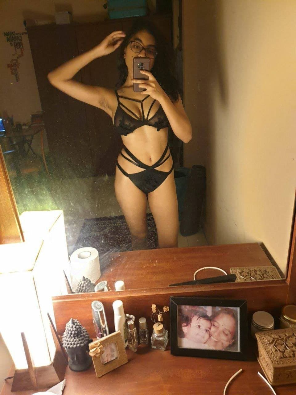 Beautiful Cute Slim Perfect Figure Desi Shy Girlfriend Teasing & Showing What She Can Do