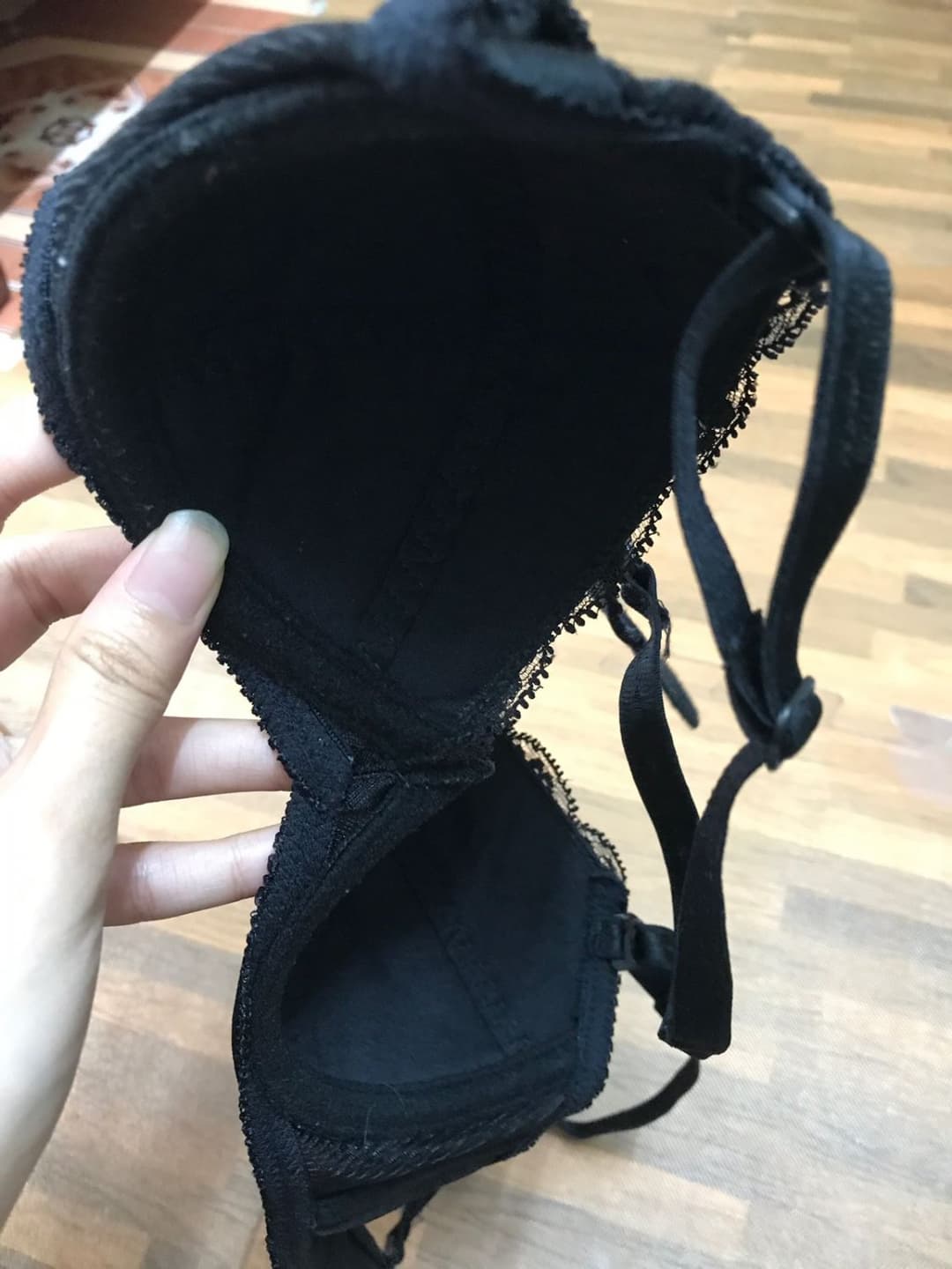 Asian Vietnamese black bra collection