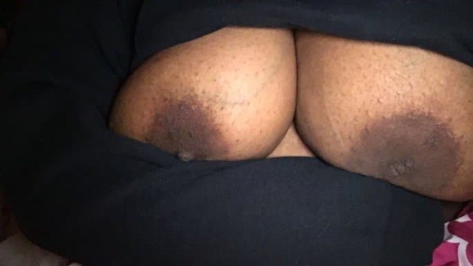 snapchat leak - fat black bbw / ssbbw slut loves showing off