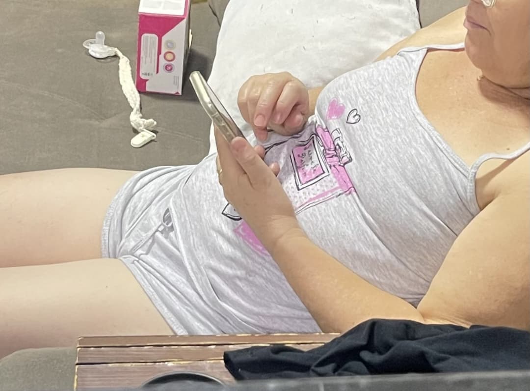 Flagras dia a dia minha mãe