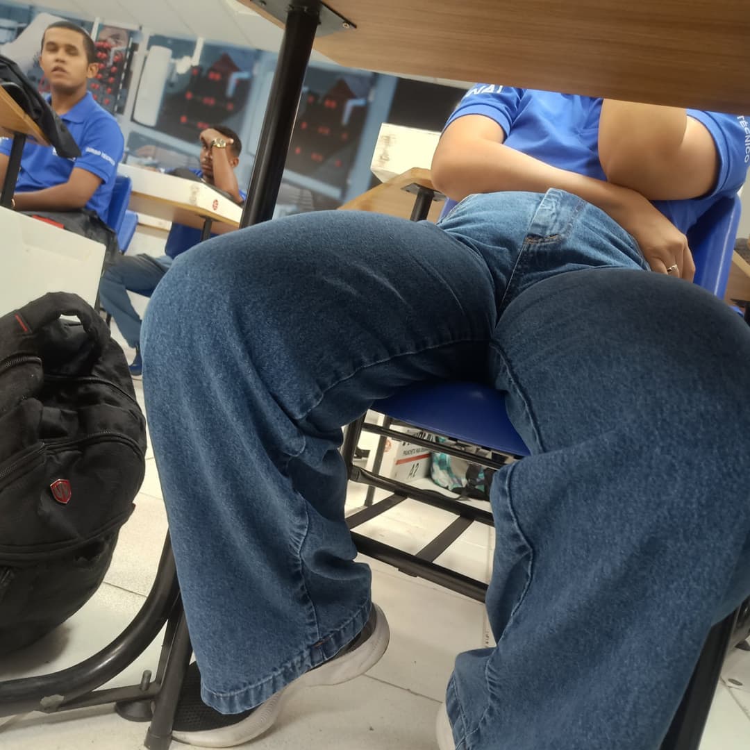 Candid ass that I took (college and bus stop) #7