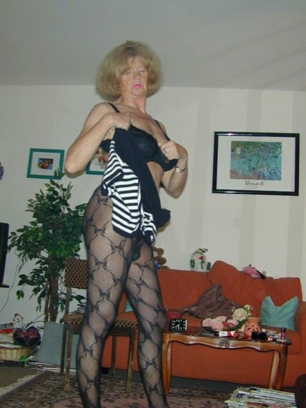 Sexy Granny 74 years old Sailing strip