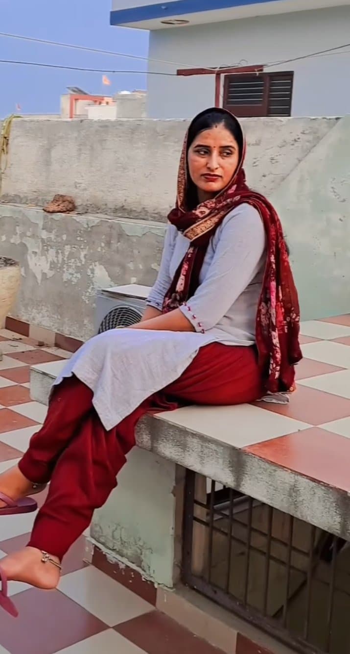 My Real punjabi mom. Trib her.. comment on her