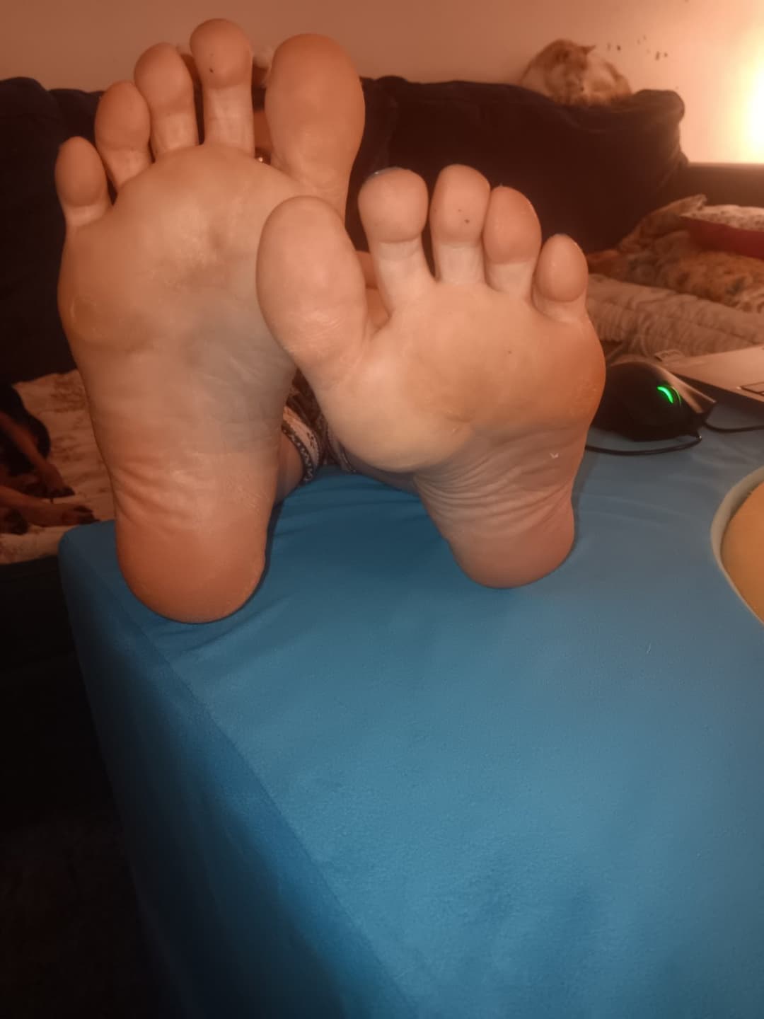 Married feet perfect for tributes. Help me tease hubby. Kik zavarro session in comments