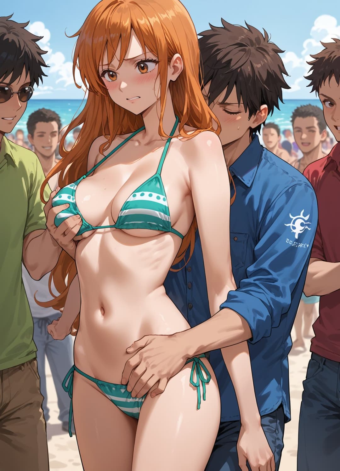 Nami in beach