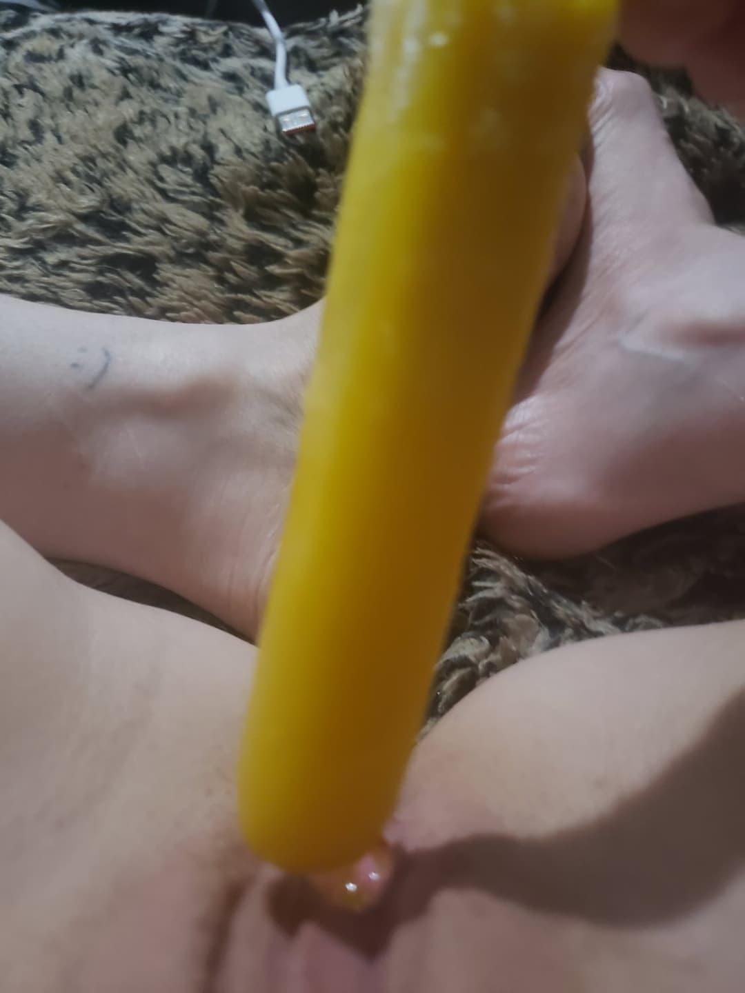 Cooling off after being a free use party favor at a hotel party