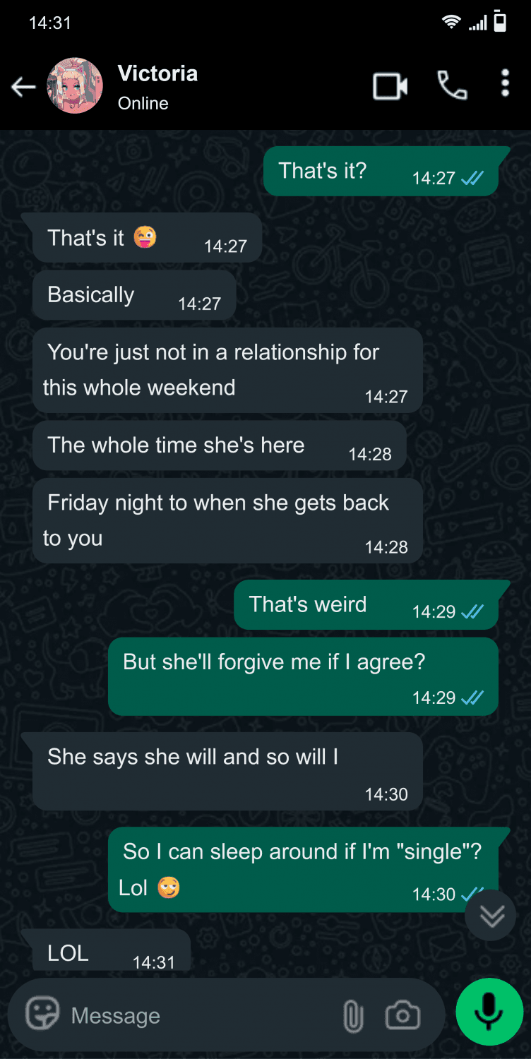 Click to view full size My girlfriend went to a Halloween frat party (2/3)