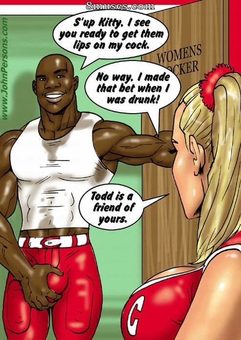 Hot Blonde Cheerleader Enjoy BBC Hentai / cartoon / anime