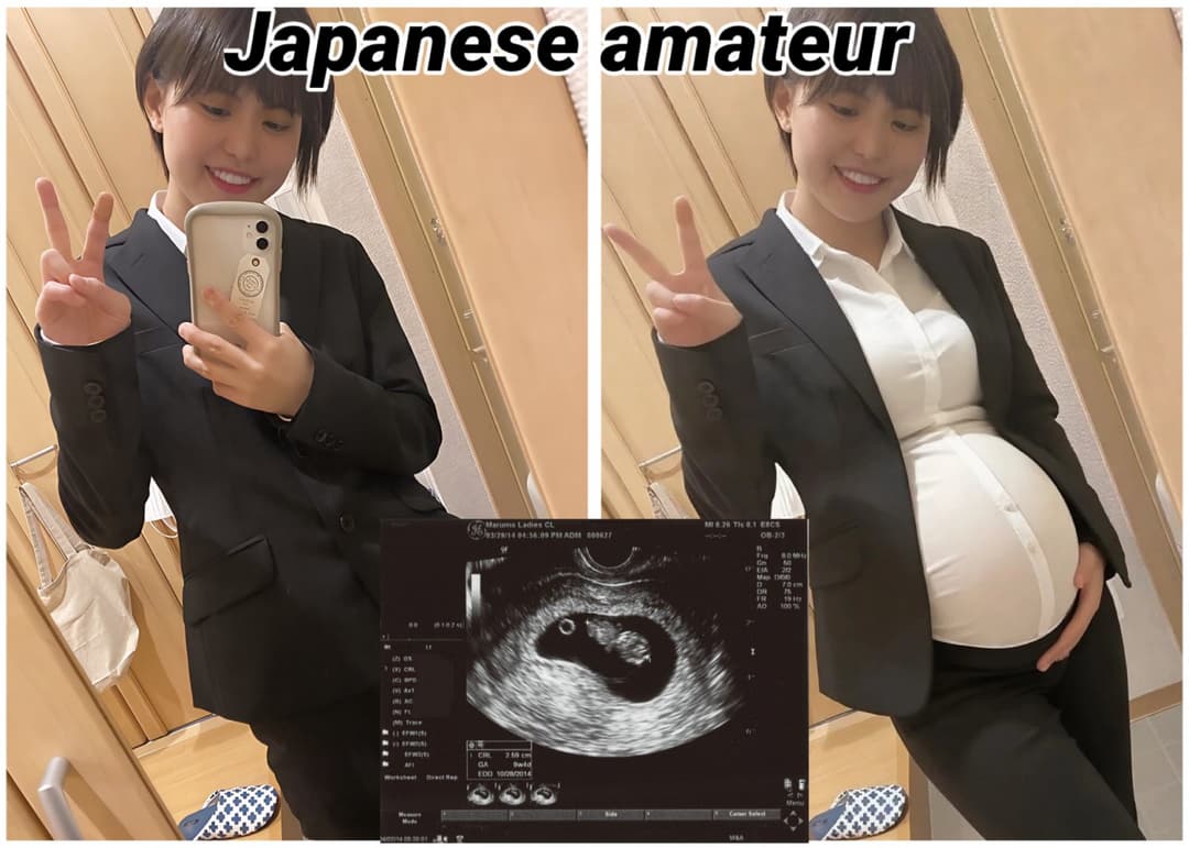 Japanese amateur pregnant woman