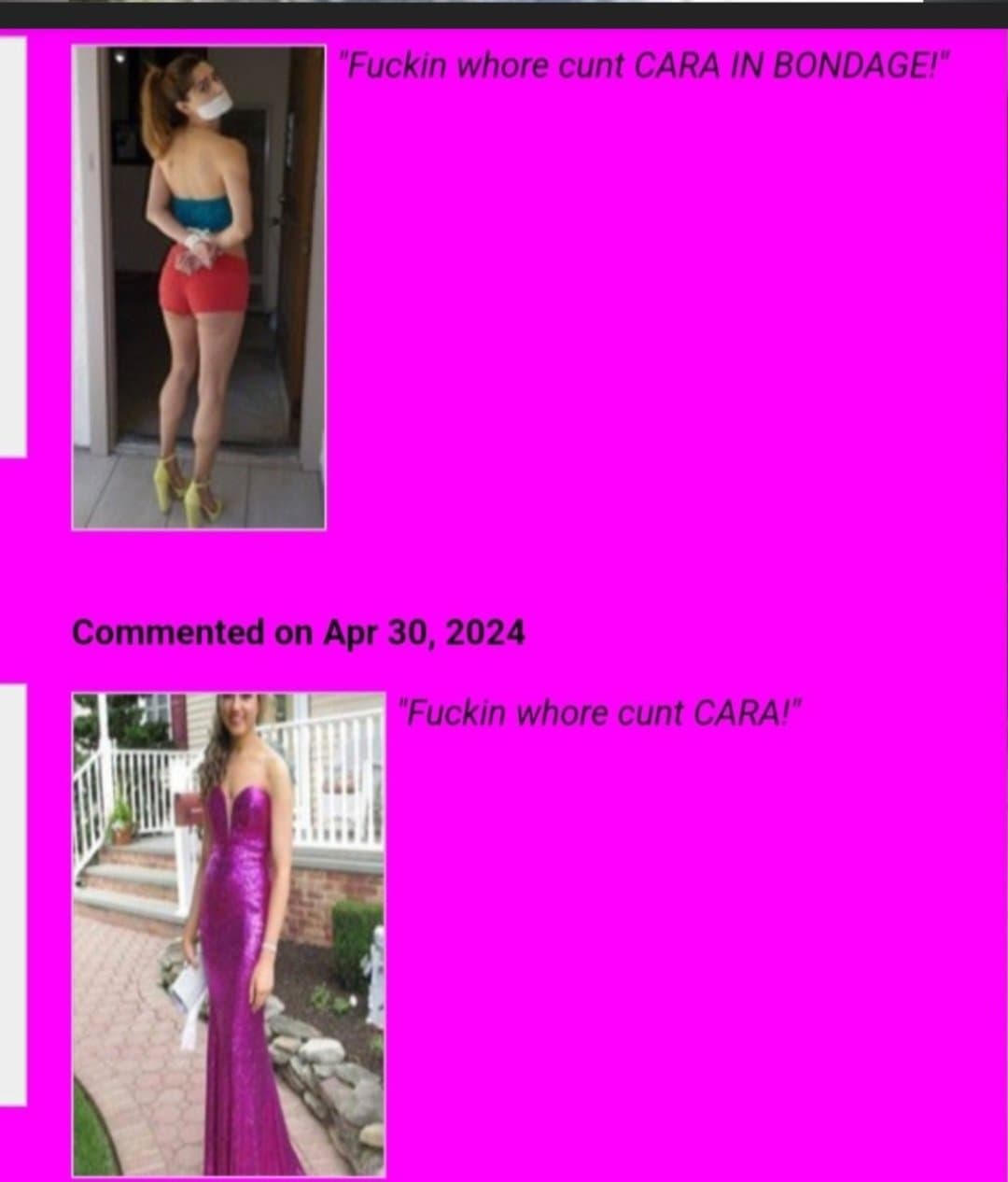 cara/CARA/CARA THE CUNT!