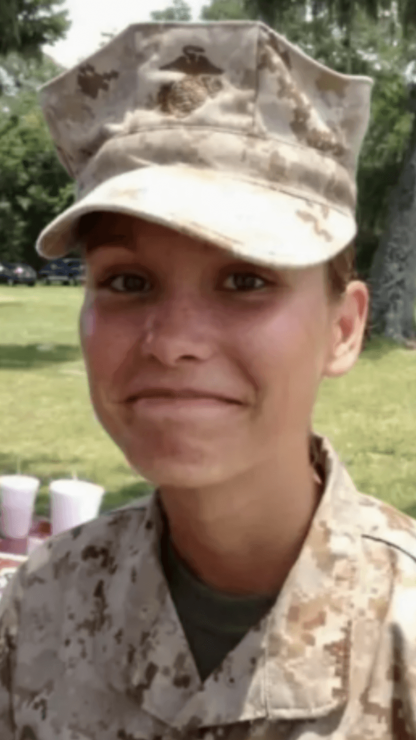 Barracks bunny taking her orders. Doing what the fuck she’s told. Good girl