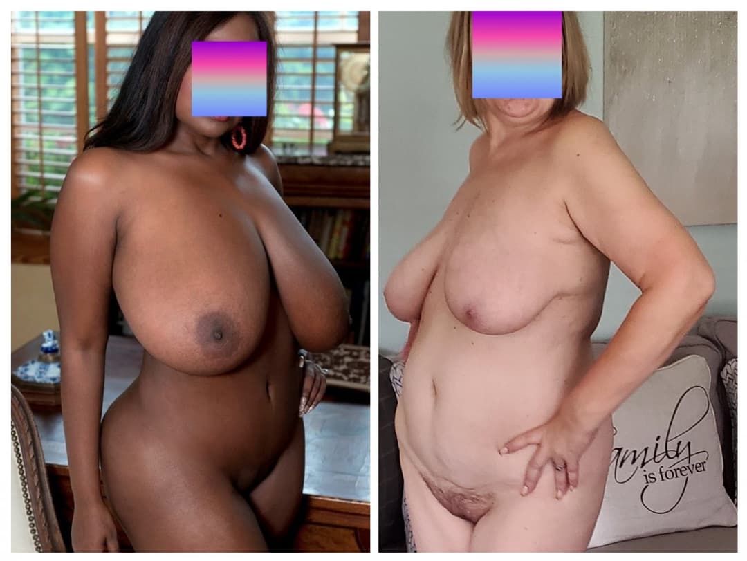 Click to view full size COLLAGE#7 side by side with some of the BIGGEST BOOBS on erome