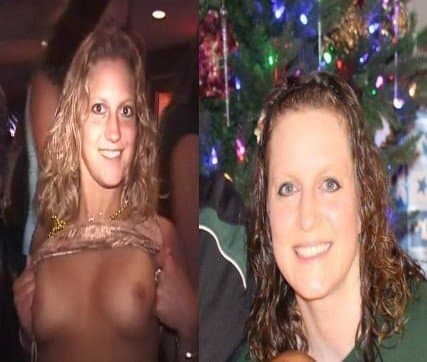 Shelley made sure to raise her shirt up long enough so that G G W could get a picture of her tits