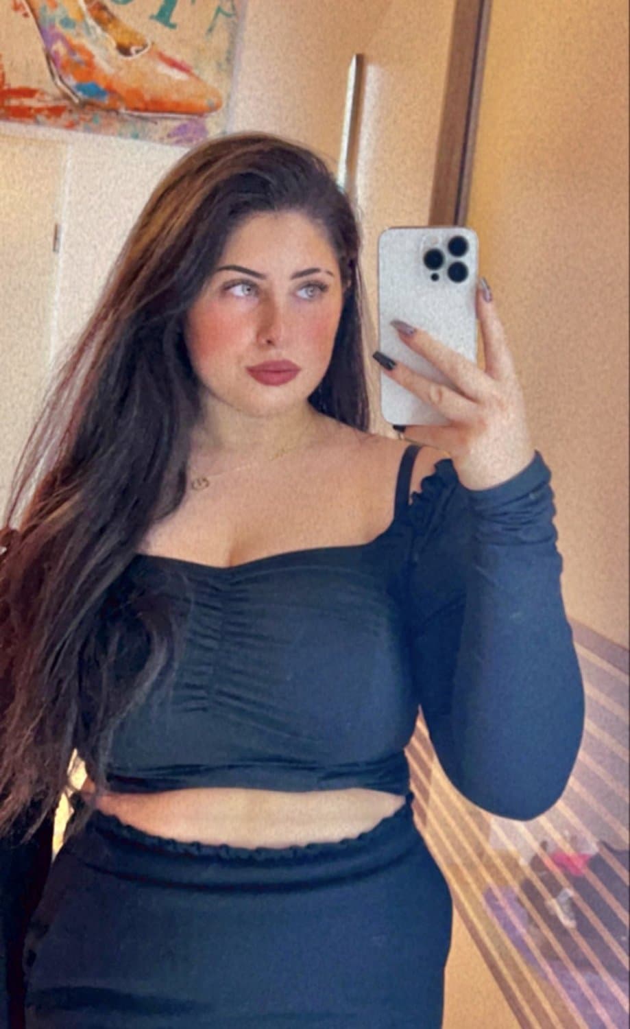 Chubby bitch with red hair and big boobs