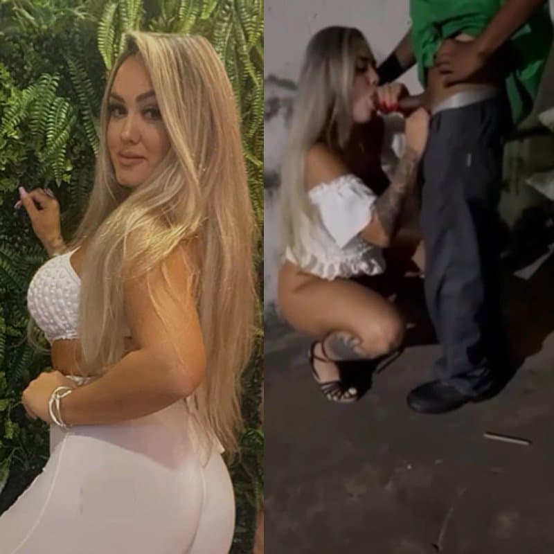 Spanish Slut Sucks Cock In Public While His Friends Records