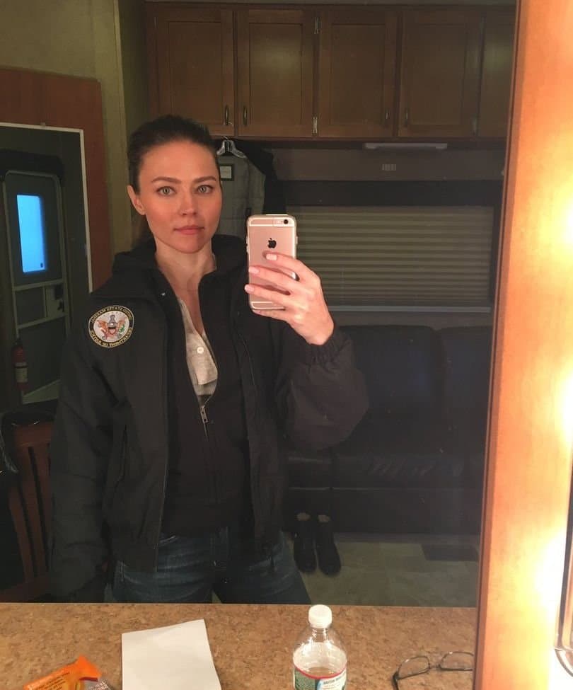 Trieste Kelly Dunn (In Banshee) Sexy Selfie