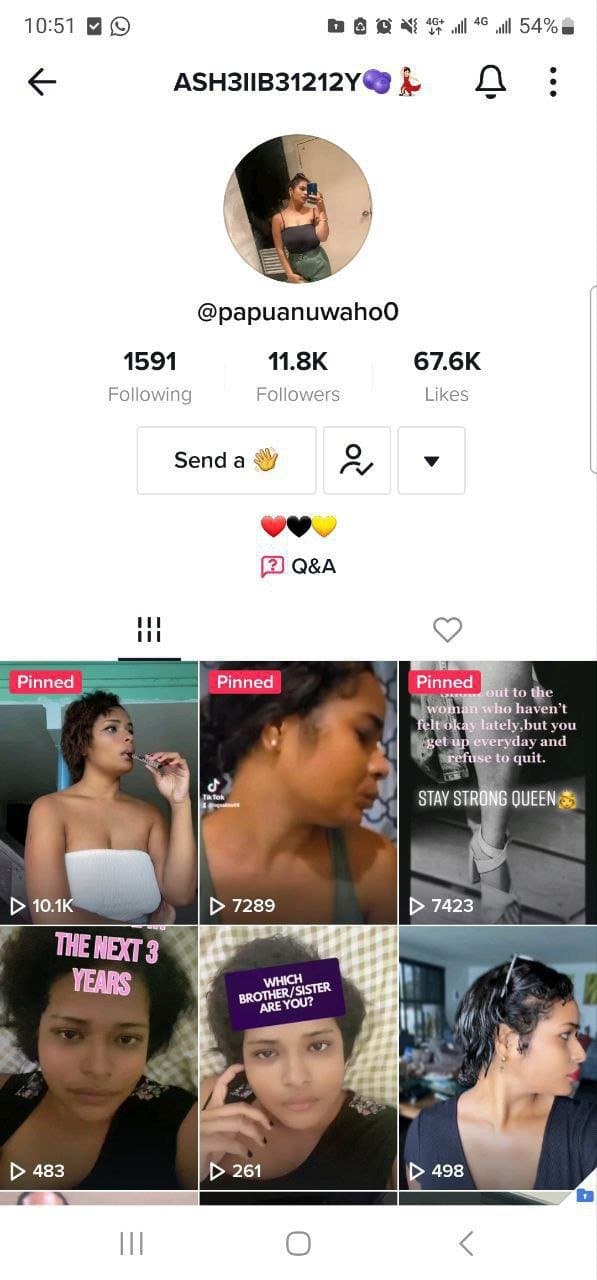 PNG, Sarah young wife cheating on old white husband with young white guy lover.