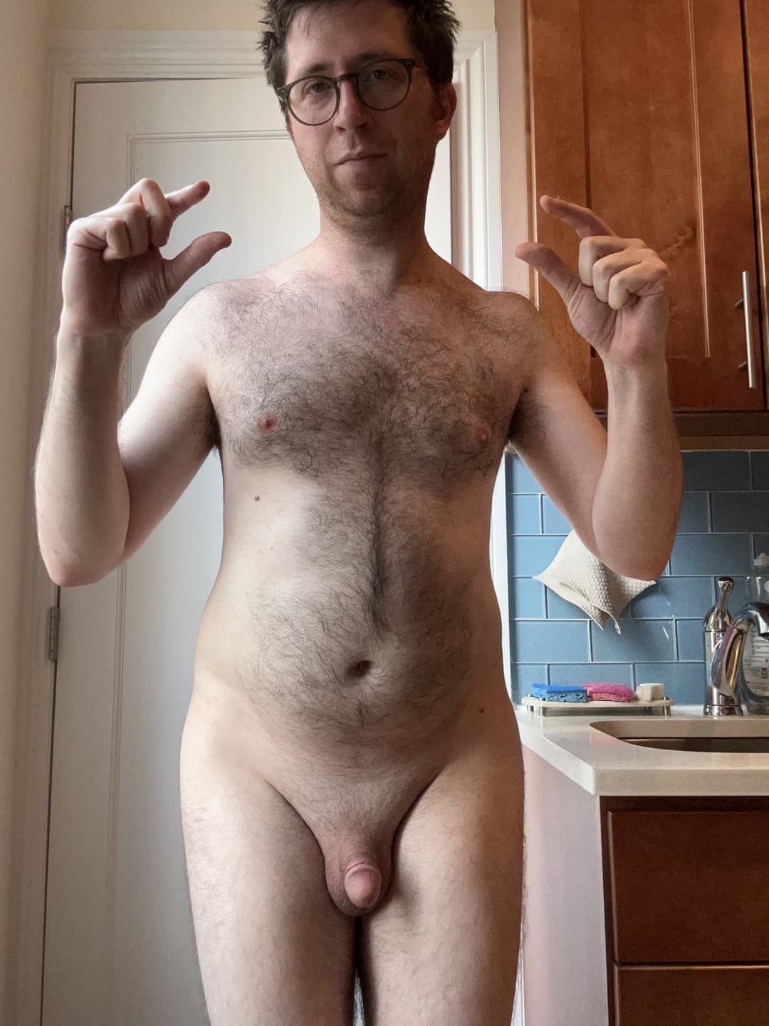 Click to view full size Laugh at this naked nerdy panty-wearing little dick loser!