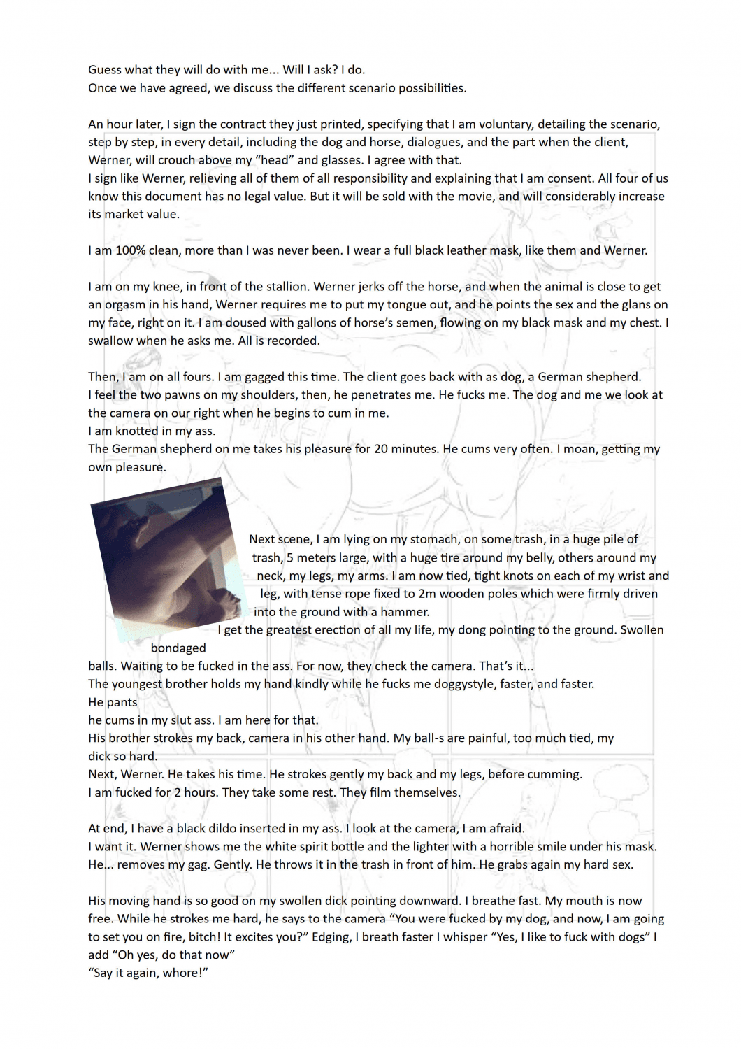 Look what he did to Jenna and what Werner did to him