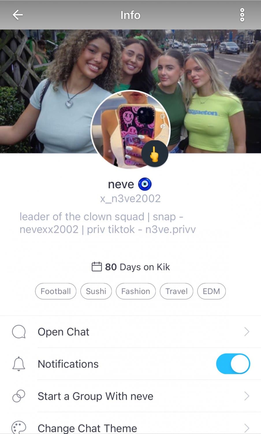 Click to view full size Pierced Snapchat tiktok kik chav