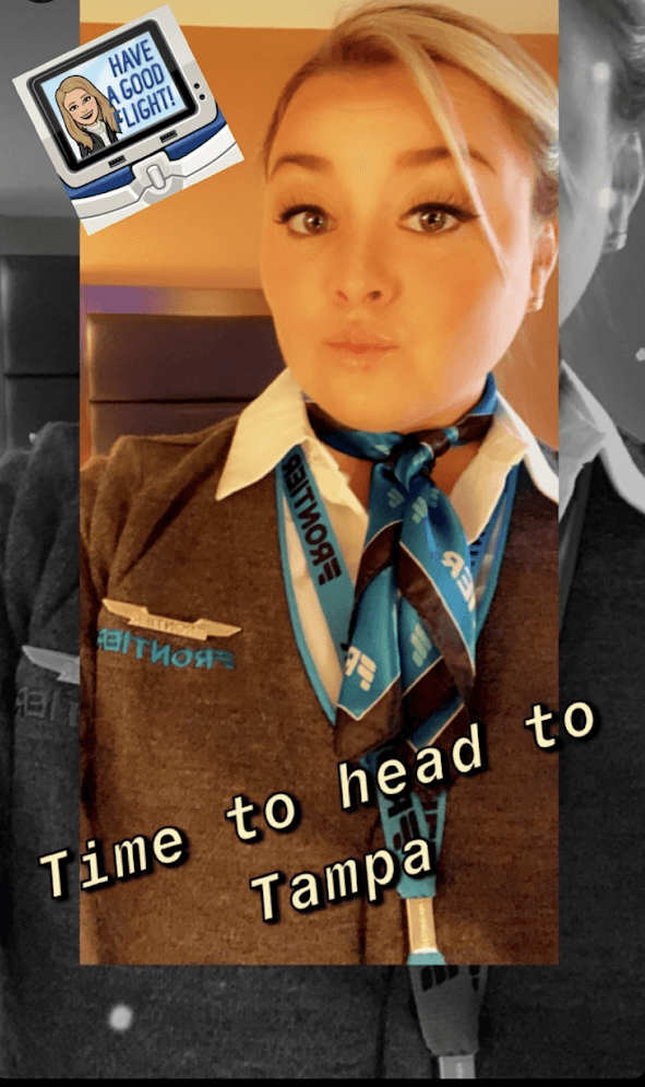 #38 Kelsey: Another Bimbo Frontier Flight Attendant