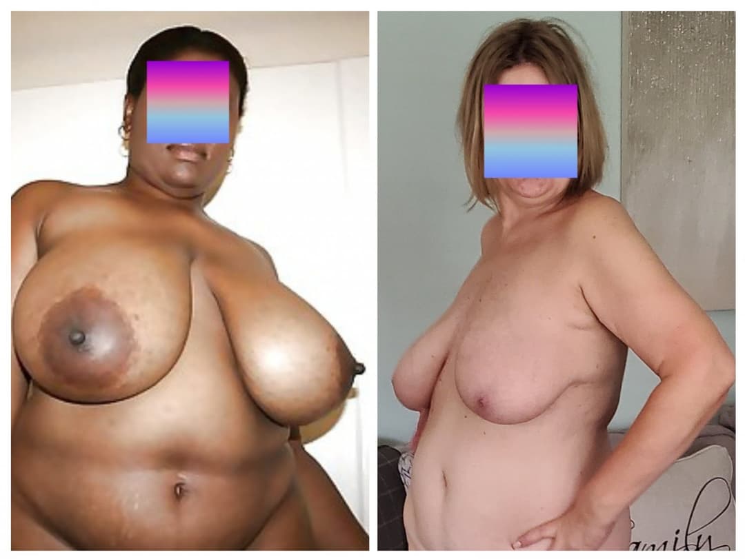 COLLAGE#4 me side by side with some of the BIGGEST BOOBS on erome